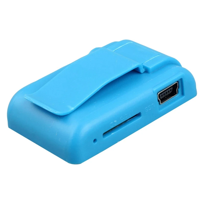 2 шт Мини Зеркало Клип USB цифровой Mp3 музыкальный плеер Поддержка 8 Гб SD TF карта, розовый и синий