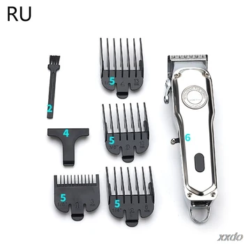 

Professional Electric Hair Clippers Men Beard Trimmer Barber Grooming Kit Shaver T4MB