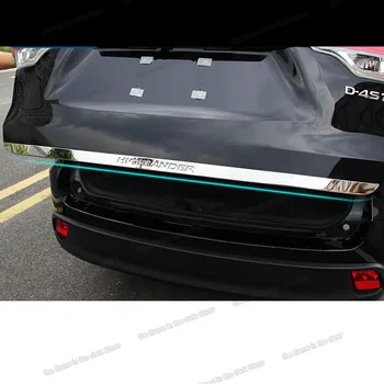 

lsrtw2017 stainless steel car taildoor tail door trims for toyota highlander 2013 2014 2015 2016 2017 2018 2019 XU50 accessories