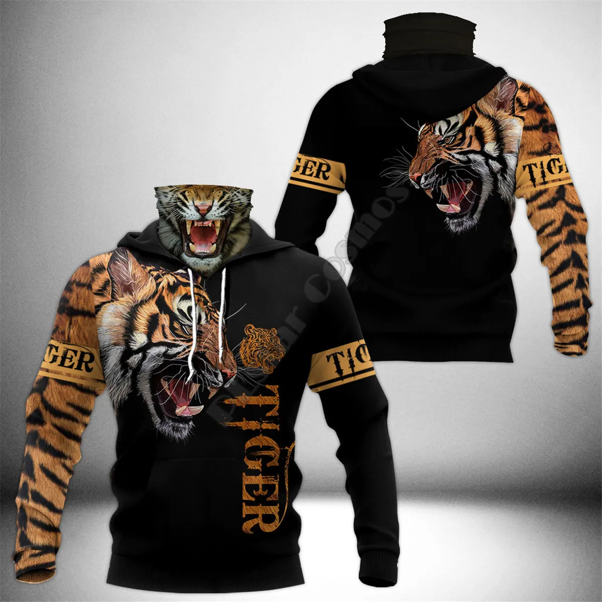 Dragon 3D Printed Hoodies Harajuku Fashion Sweatshirt Women Men Casual Pullover Hoodie Mask Warm Cosplay Costumes