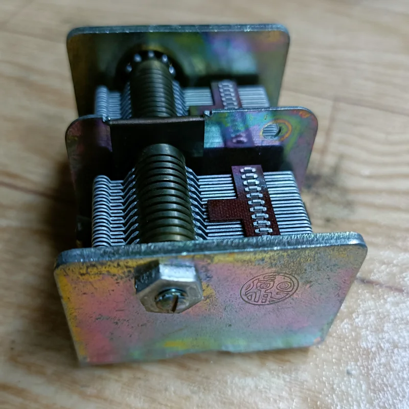 Fudan renmin marca cb-2-365 capacitor variável dupla