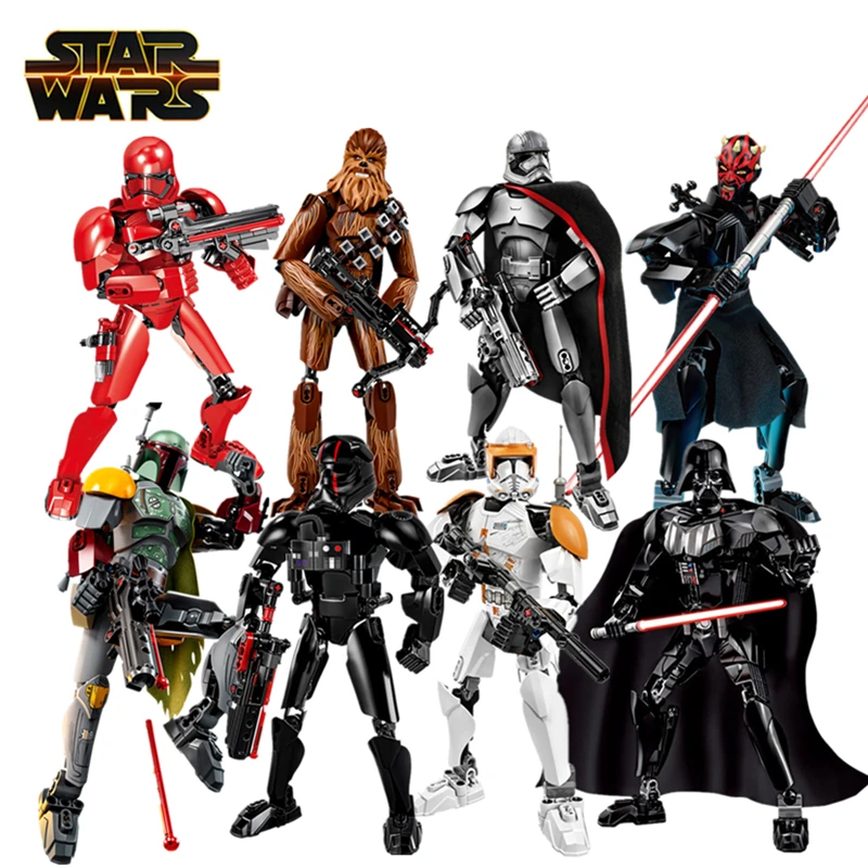 Фигурки из фильма Звездные войны Disney сборные фигурки Дарта Вейдера штурмовика