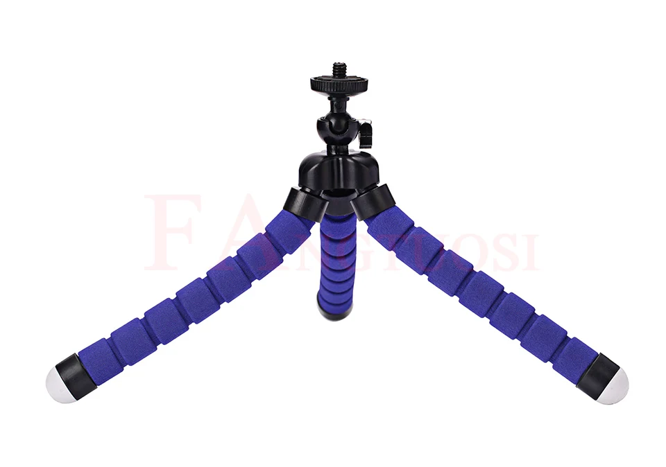 FANGTUOSI Mini Flexible Sponge Octopus Tripod For IPhone xiaomi  bendable Mobile Phone Smartphone Tripod For Gopro 8 7 Camera