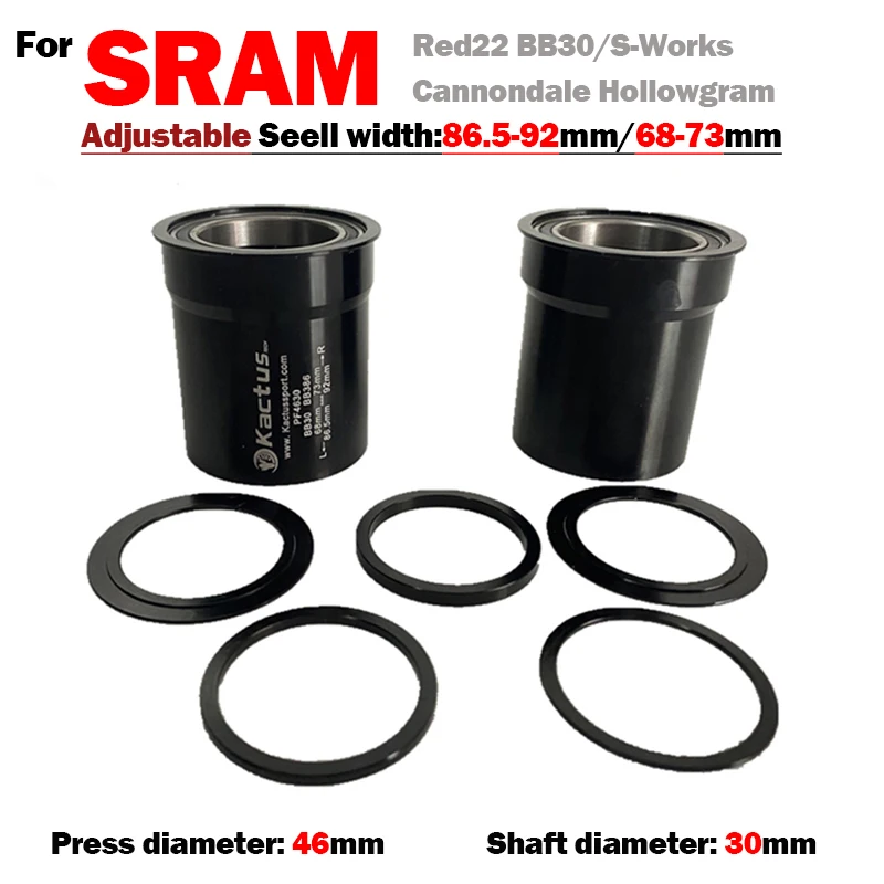 KACTUS BB30 Ceramic Bottom Bracket MTB Road Bicycle Bearings Press