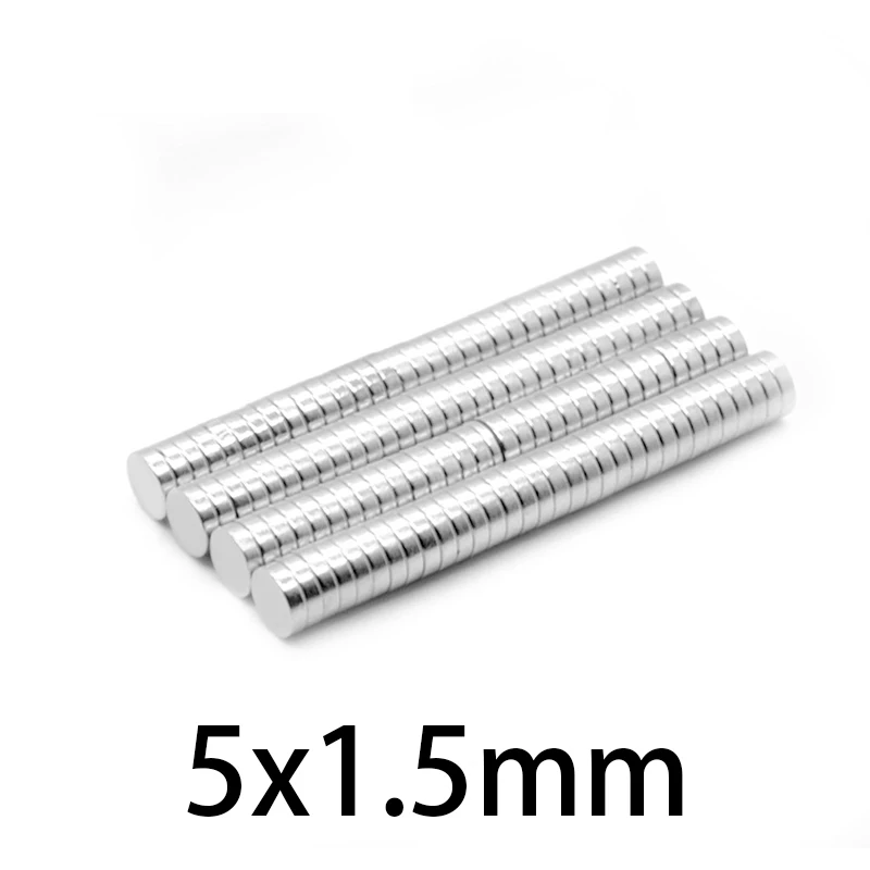 Неодимовый магнит 5x1000 мм 5*1 5 50-1 шт. небольшой круглый Постоянный Магнит 5x1