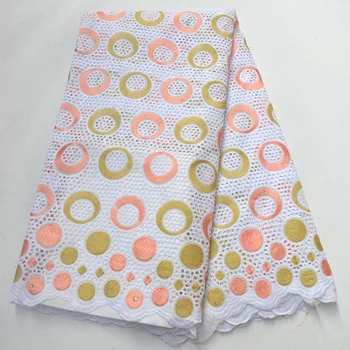 

Swiss Lace African Lace Fabrics For Sewing Dress Dry Lace For Men High Class Swiss Voile Laces Switzerland Cotton Fabric E8547