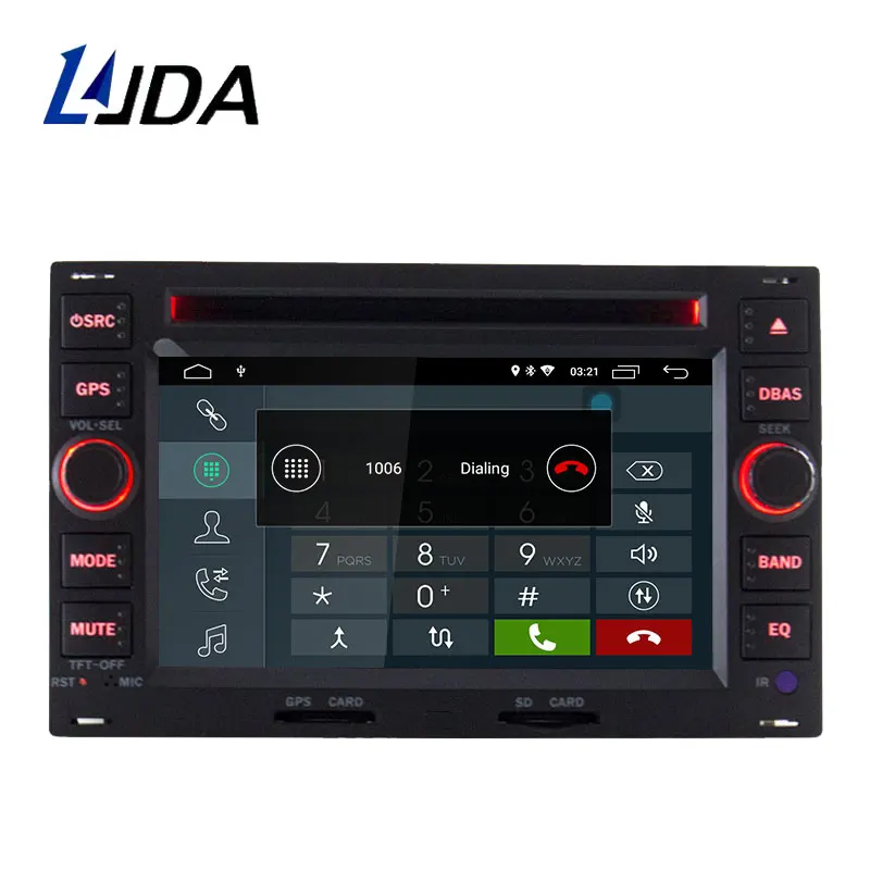 LJDA 2 Din Android 10,0 автомобильный dvd-плеер для Volkswagen PASSAT B5 MK5 Гольф транспортер поло 1080P радио gps навигация wifi стерео