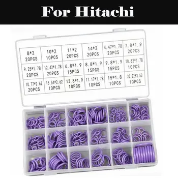 

Violet HNBR Rubber O-Rings Assortment O Ring Set Seal Kit R134a R12 For Hitachi RAU512CWEA Kaze Plus RAW511KUD RAU518AWEA