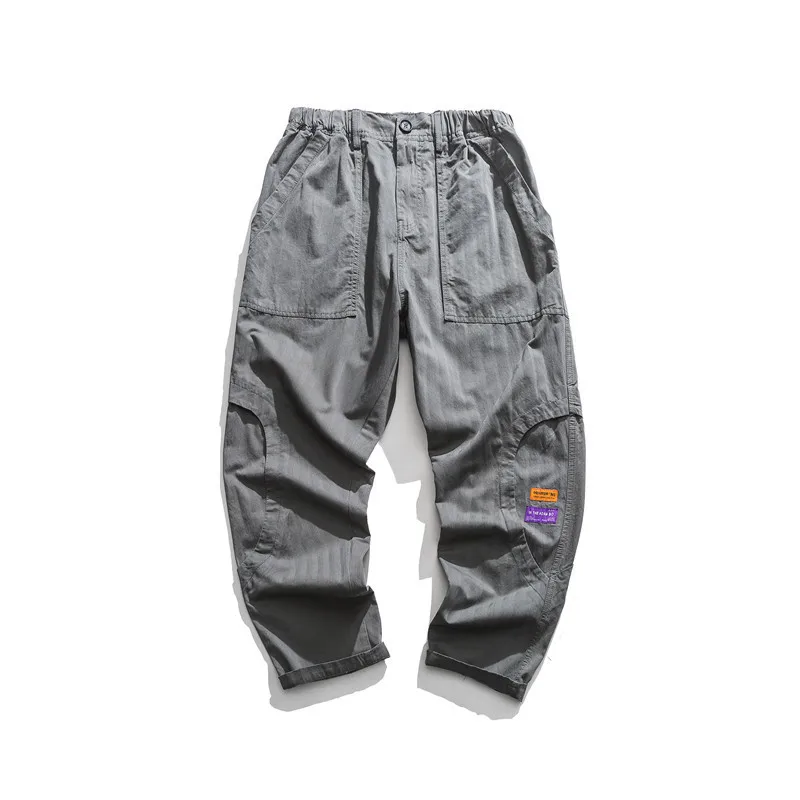 

Tang Mu Cool 2020 Spring Clothing New Style Japanese-style Simple Washing Casual Pants BOY'S Trend Loose-Fit Versatile Straight-