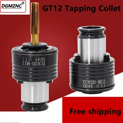 GT12 M3 M4 M5 M6 M8 M10 M12 M14 M16 Machinetapping collet chuck titular pinças torneiras proteção contra sobrecarga para a Broca