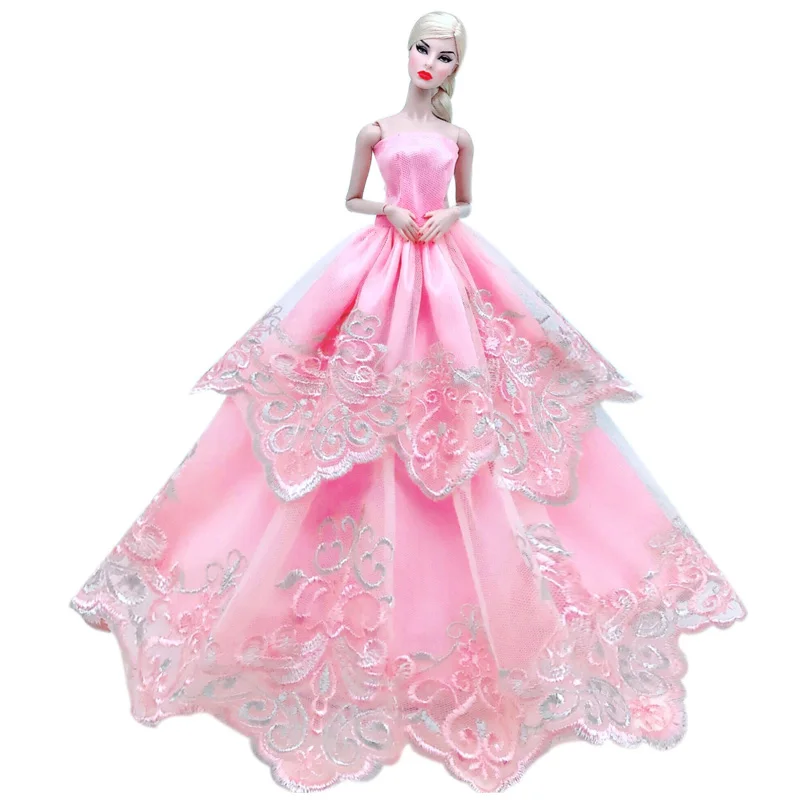 pink barbie wedding dress A "Malibu Barbie Meets Marie Antoinette" Wedding Featuring Plenty Of Pink!