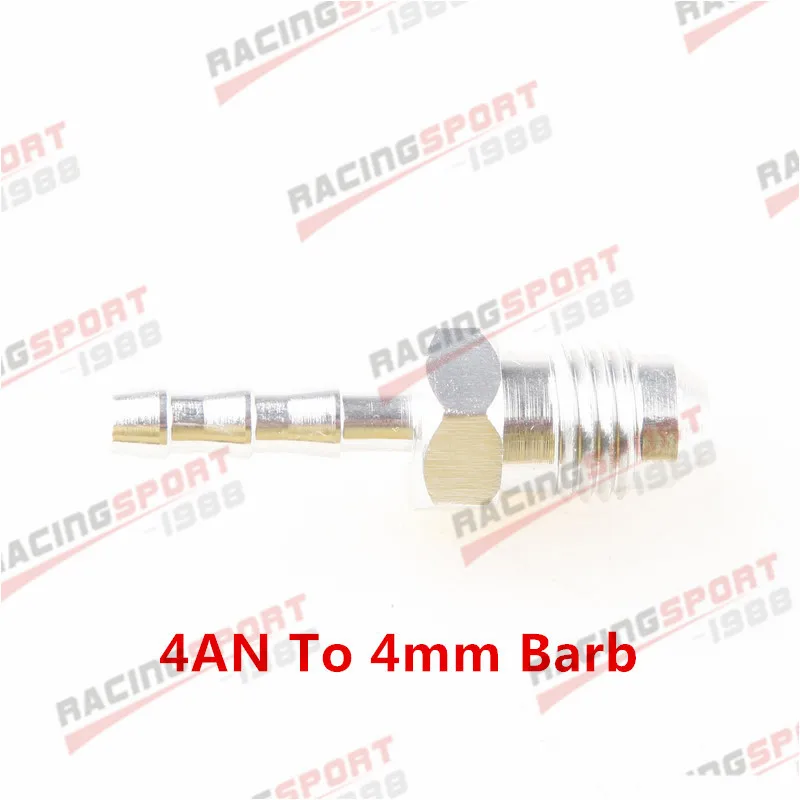 4AN 6AN 8AN 10AN 12AN до 4 мм 6 мм 8 мм 10 мм 1 ''прямой фитинг топливной линии - Цвет: SILVER
