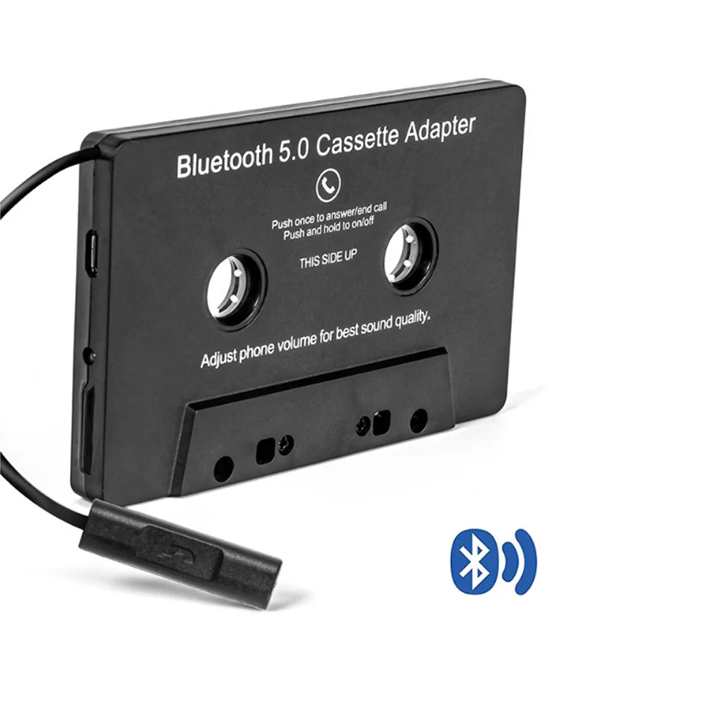 Bluetooth 5.0 Car Tape Audio Cassette Aux Adapter Smartphone Cassette  Adapter Car Tape Stereo Converter Cassette Adapter - Car Cassette Player -  AliExpress