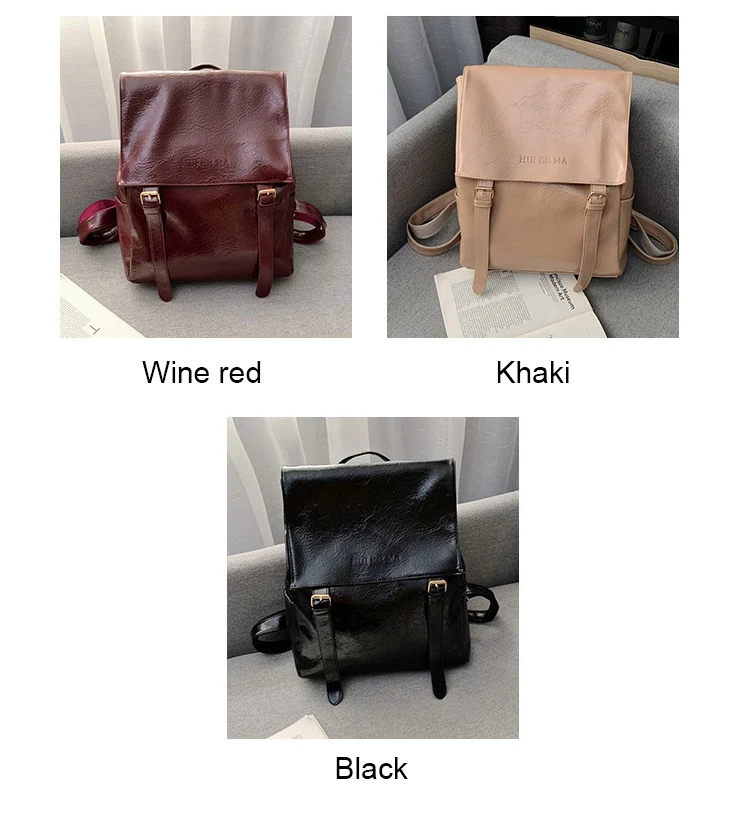 Винтажный женский рюкзак из кожзаменителя, женская сумка на плечо, модные женские школьные сумки, кожаные рюкзаки для колледжа, mochila XA591H