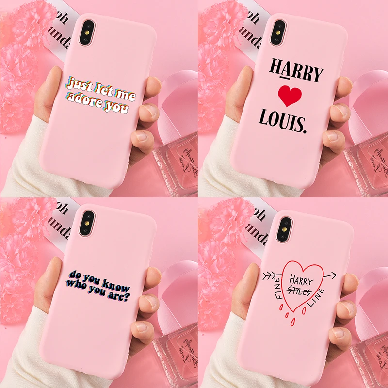 

Cute Harry style Case For iphone xr case Soft Silicone Protect Fundas For iPhone X XS Max XR Cover For iphone 11 pro Back Coque