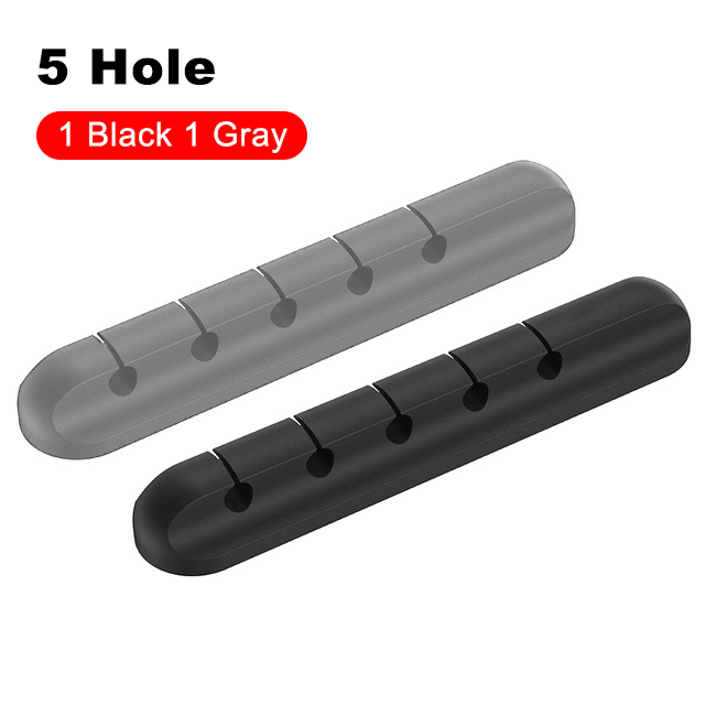 Fixed Organizer Silicone USB Cable Winder Desktop Tidy Management Clips Cable Holder For Mouse Headphone Wire Organizer