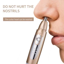 Триммер для носа электрический триммер для бритья волос в носу безопасный уход за лицом триммер для бритья для носовой триммер инструменты для макияжа