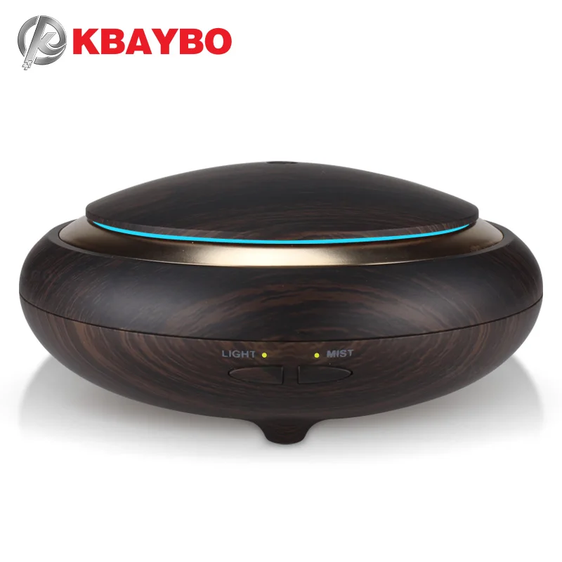 

Difusor de aceite esencial de 150 ml Difusor de aroma Aromaterapia Humidificador ultrasÃ³nico de niebla frÃ­a de grano de madera