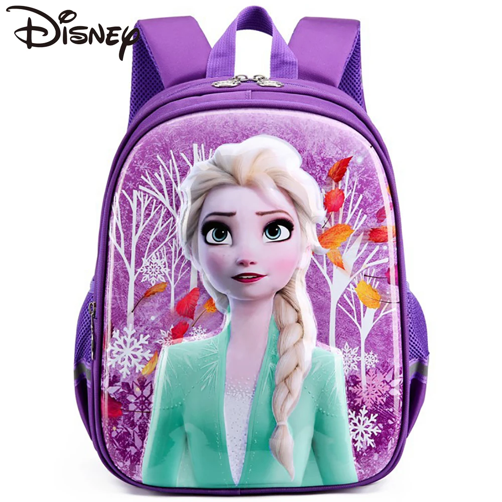 Детский школьный портфель Disney для детского сада рюкзак с мультяшной принцессой и