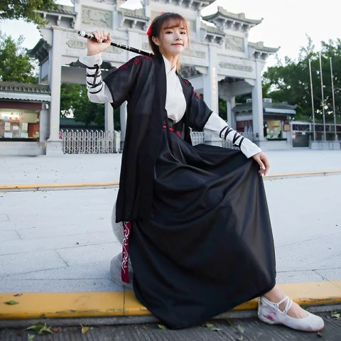 Платье NiceMixHanfu Женский костюм для косплея в древнем китайском стиле традиционная