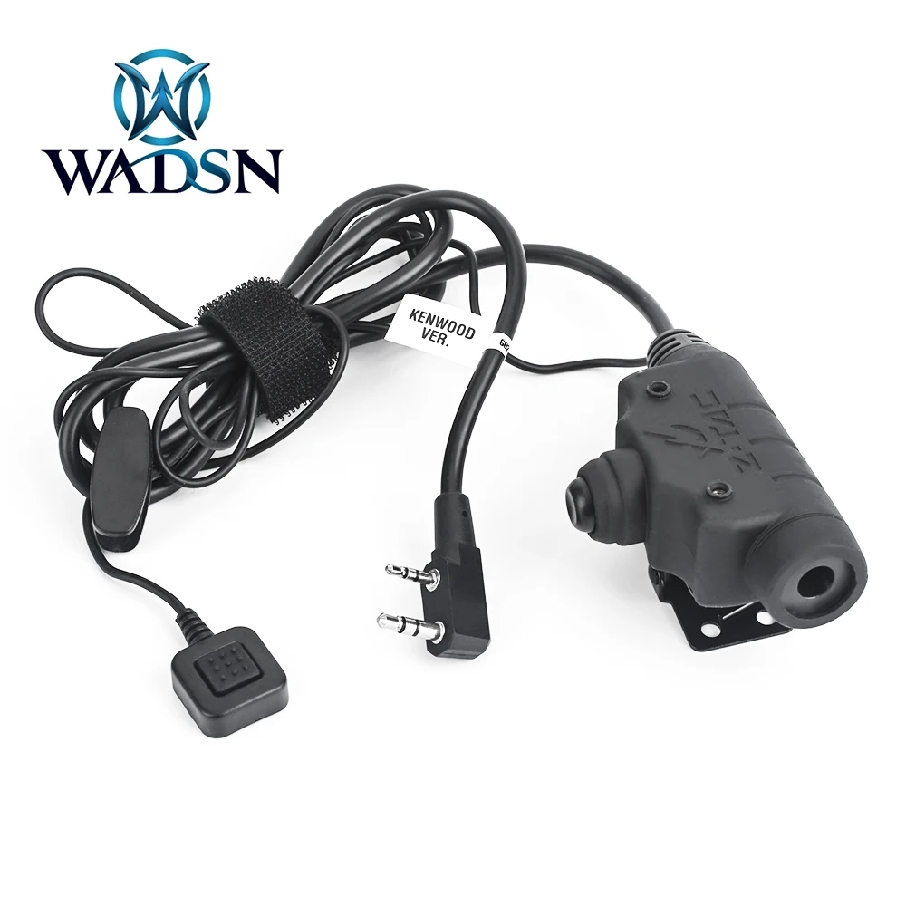 WADSN Z TAC Tactical U94 PTT Peltor адаптер для гарнитуры Kenwood Baofeng UV 5R Softair аксессуары