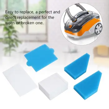 

5Pcs Vacuum Cleaner Foam Filter Replacement Kit Fit for Thomas 787241 99 Dust Collector Filter Accessories