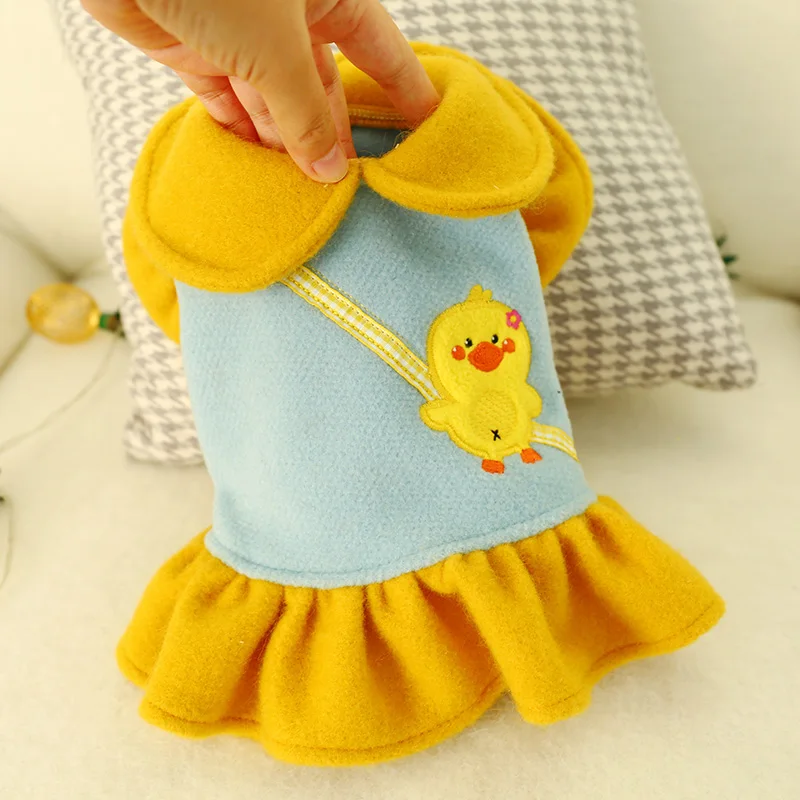 

Cute Dog Dress Winter Pet Dresses Small Dog Clothes Cat Chihuahua Yorkie Puppy Costume Poodle Bichon Schnauzer Dog Outfit Coat