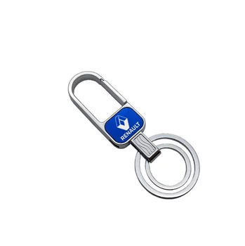 

1Pcs metal Keychain Metal Alloy Buckle Waist Car Key Chain Room key ring Key Chain accessories For Renault duster clio captur