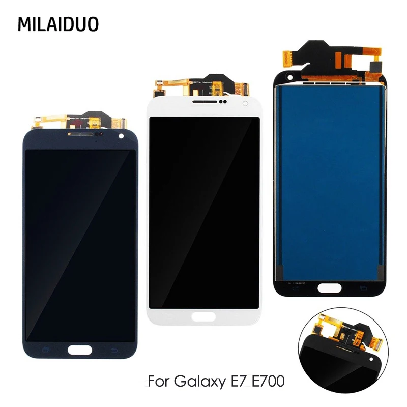 TFT lcd дисплей для samsung E7 E700F Galaxy E700 E7000 кодирующий преобразователь сенсорного