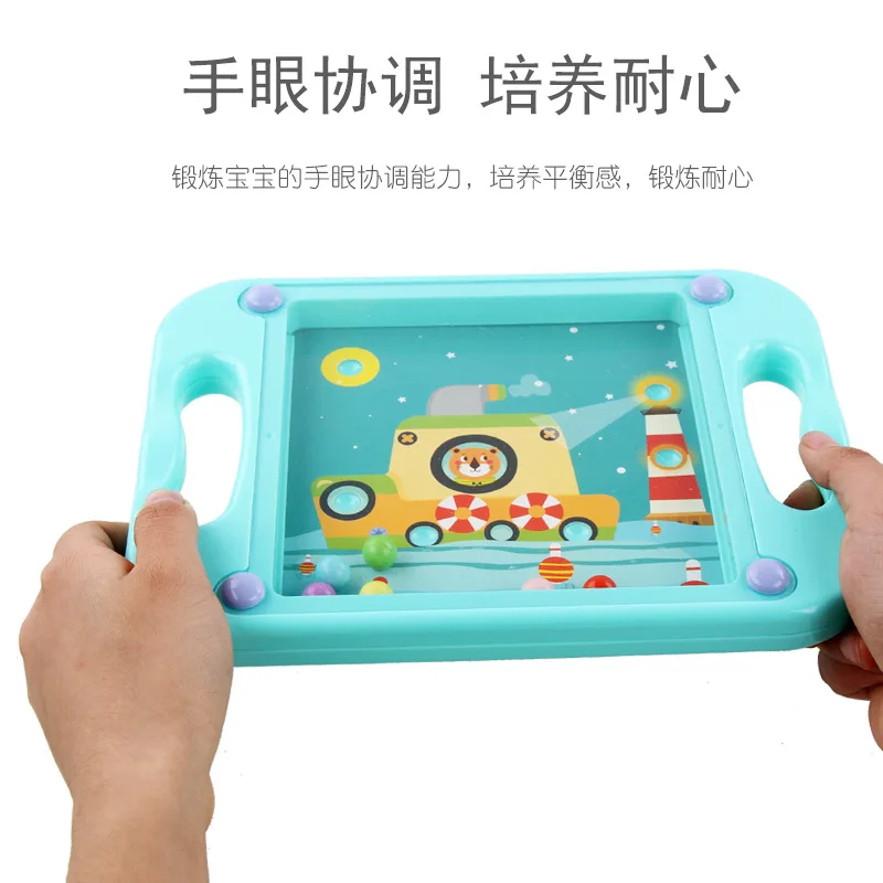 

Children Handheld Balance Ball Bearing Roll-on Maze GIRL'S And BOY'S Focus Training Educational Toy 3-5-7 a Year of Age
