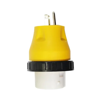 

Connector Durable RV Trailer Vehicle Converter Electrical Locking Adapter Plug Accessories Socket Caravan 15A Male To 50A Female