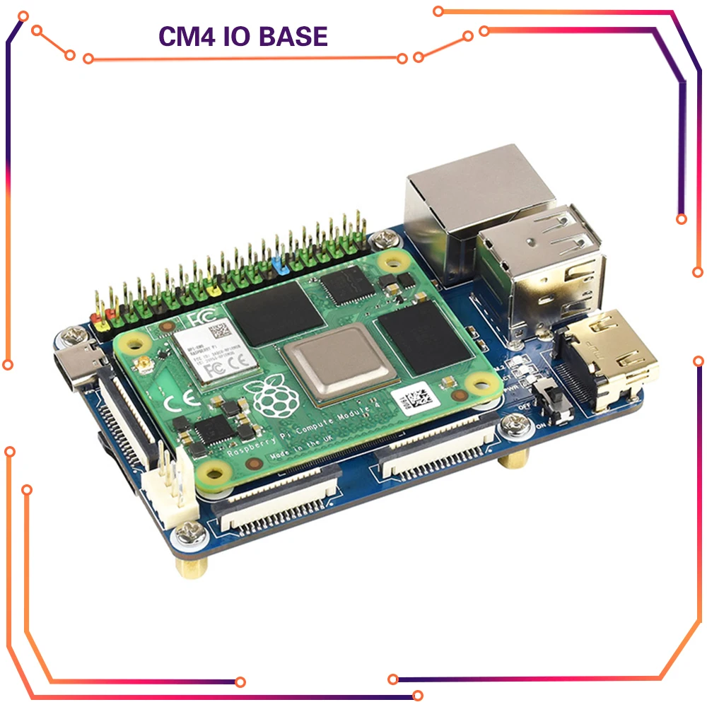 Материнская плата Raspberry Pi CM4 мини-плата с подключением к USB/DSI/RTC/FAN/HDMI-совместима