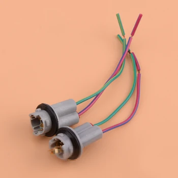 

2pcs 12V 13.5cm 912 920 921 T15 W16W Nylon Base Socket Wiring Harness Holder Connector Pigtail Adapter Fit for Most of Cars