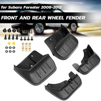 

4 Pcs/set Mud Flaps Black Mudflaps Splash Guards Mudguards Fender Protector For Subaru Forester 2008 2009 2010 2011 2012 Fitting