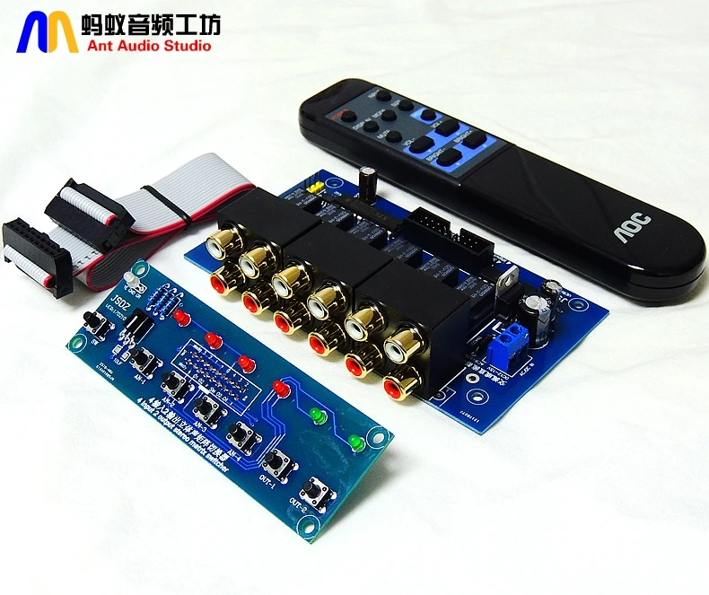 US $39.56 4 In 2 Out Audio Switcher Matrix Switch 8 Array Mode 4 Way