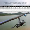 Telescopic Carp Fuji Travel Fishing Rod 3.75lb 3.0m 3.3m 3.6m 3.9m BUDEFO Carbon Spinning Casting Hard Power 60-180g Surf Pole ► Photo 2/6