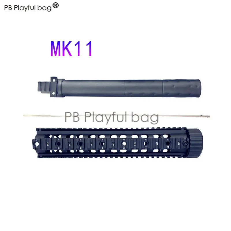 PROD 4001111064887 Outdoor sports competitive toy MK11 hand guard SR25
silencer front intercept suppressor compensation kit water bomb OD149
