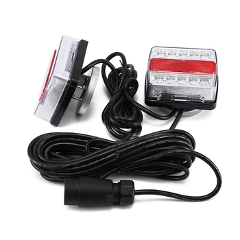 

16+10LED Double Color Truck with net Tail Light Kit (White Lampshade)