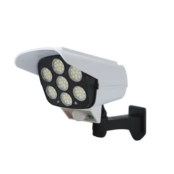 

Dummy Solar Powered Camera High Simulation CCTV Fake Camera Flashing Led Red Light Home Security Battery Camera Monitor