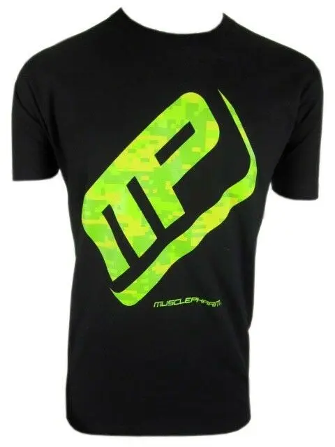 Мужская футболка в стиле милитари от MusclePharm-черный | одежда