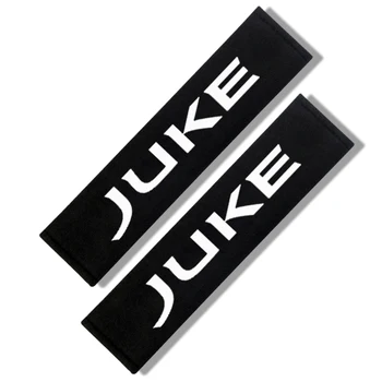 

2pcs Car Seat Belt Cover Auto Emblems Pads Case For Nissan JUKE Nismo Qashqai Murano X Trail X-Trail Teana Car Styling