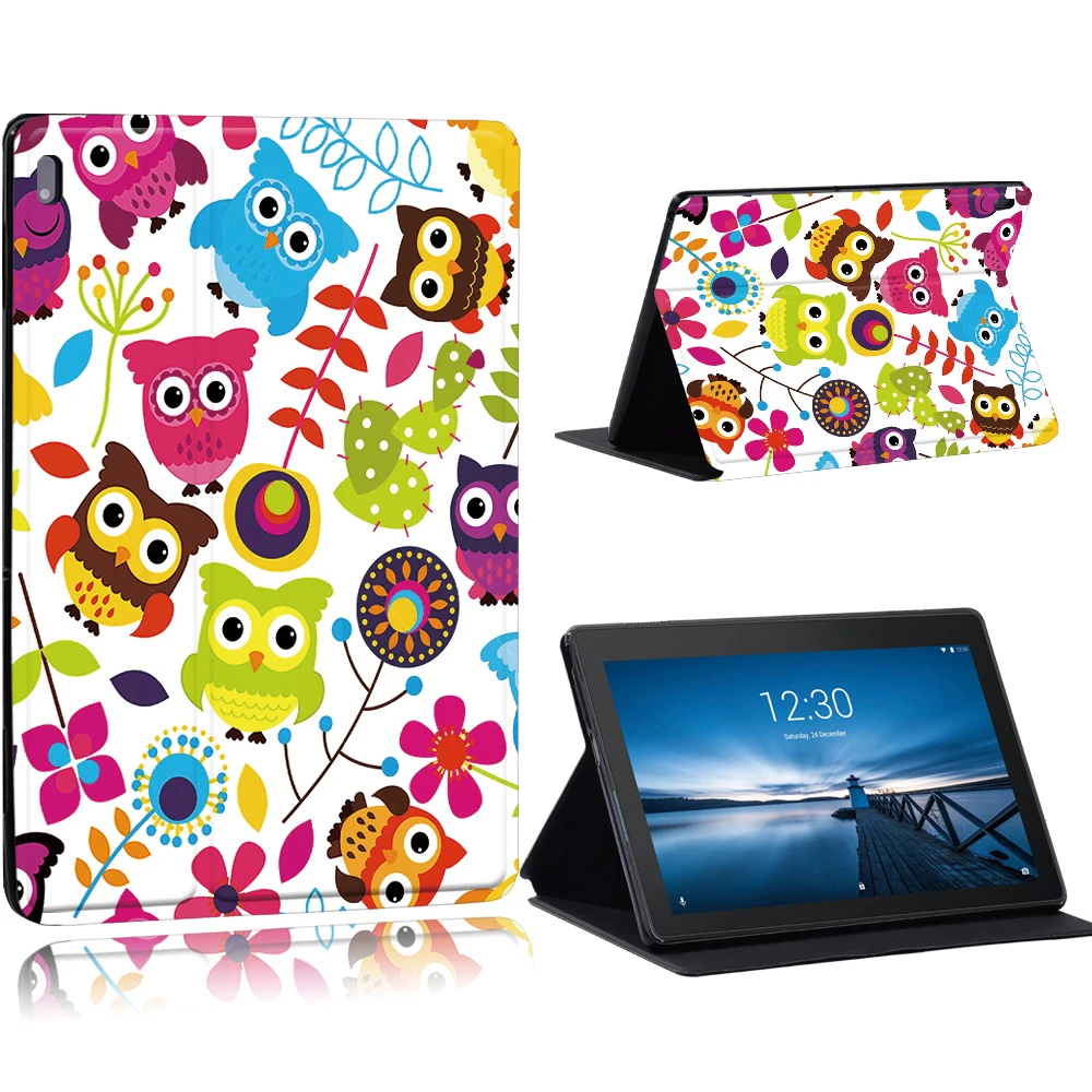 phone and tablet stand Old Image Series Pattern Case for Lenovo Tab E10 /Tab M10 10.1 Inch/Tab M10 FHD Plus 10.3 inch Tablet Stand Cover Case tablet holder