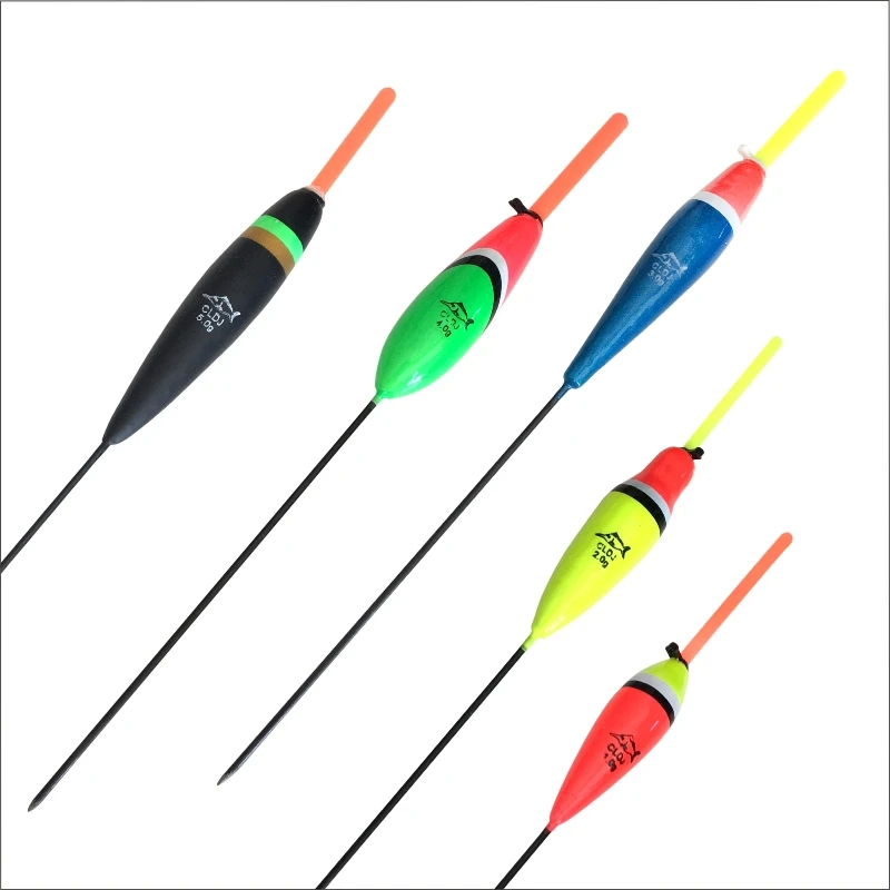 Fishing Floats Wood For Rod Fish Tackle Accessory 10 Pcs/Pack Long Tail Gear New 