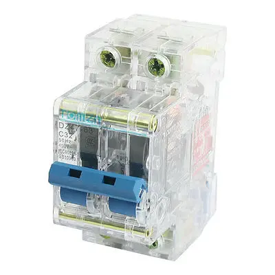 

4000A Overloaded Short Current Circuit Breaker Dual Pole 32A AC 400V