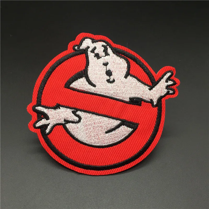 

Ghostbusters Embroidery Patch Size:8.6x7.9cm DIY Clothes Patches Iron On Sticker Applications For Clothing T-shirt Backpack
