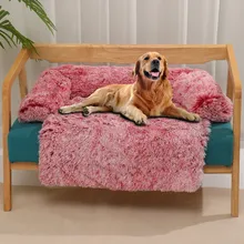 

Dogs Bed Sofa Bed for Dog Sleeping Plush Dog Beds for Large Dogs Nest Warm Washable Houses Pet Mat Soft Cushion Pet Pink Beds