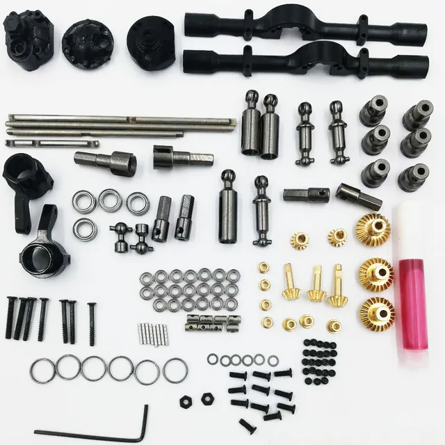 

Ewellsold Upgrade Metal OP Accessory Set Perfect fit For WPL RC Car B1 B14 B24 C14 C24 1/16 4WD Military Truck Cars Spare Part