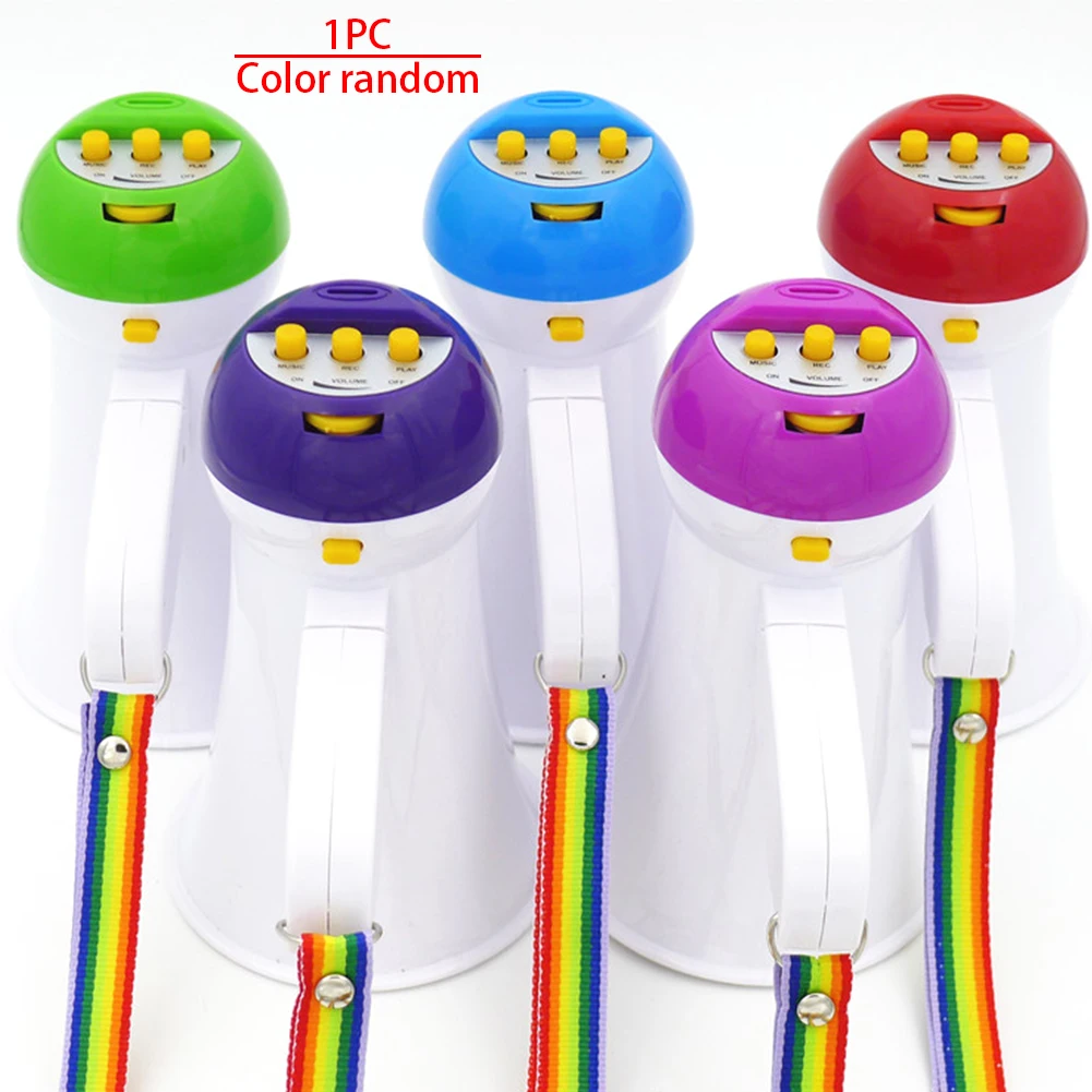  5W Wireless Portable Loud Speaker Speech Foldable Amplifier Teaching Play Music Recording Horn Hand - 4000508708706