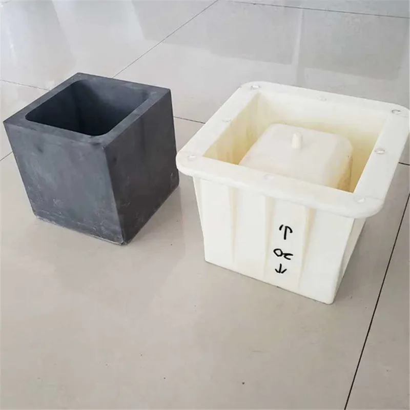 Big 20cm Plastic Flower Pot Making Mould For Concrete Handmade Cement