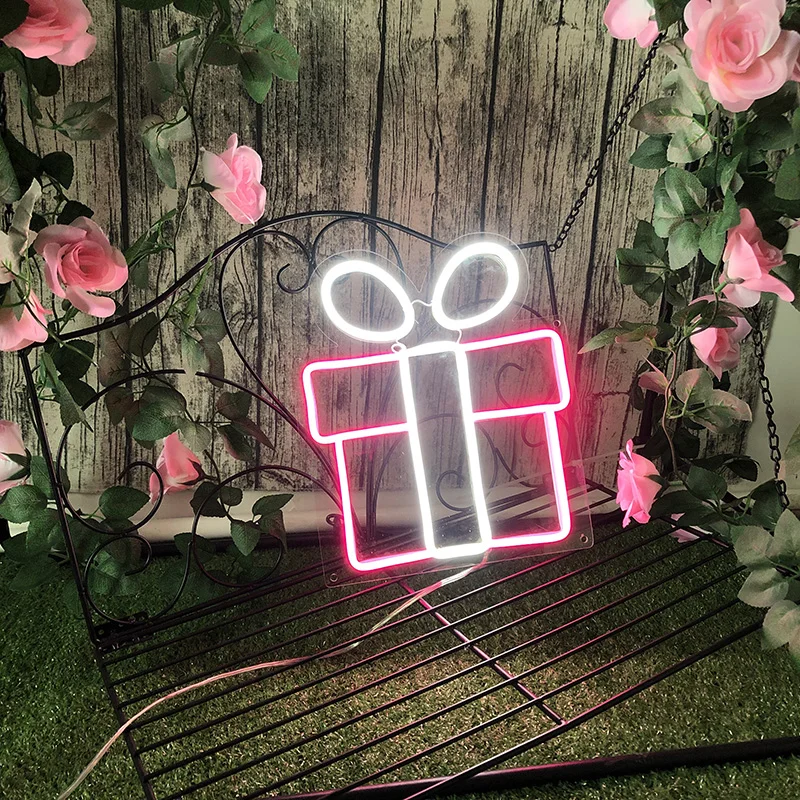 

Personalized Commercial Decorations Acrylic Neon Sign Light Custom Merry Christmas Festival Ins Wall Hanging Flexibl Decor for R